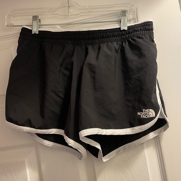 The North Face Pants - The North Face Black/White Running Short Drawstring Liner Women's Small